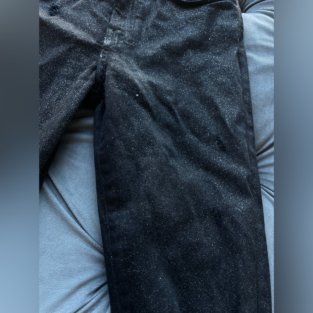 Amiri Women's Black Glitter Thrasher Jeans | Closet Label #120.) - Picture 4 of 16